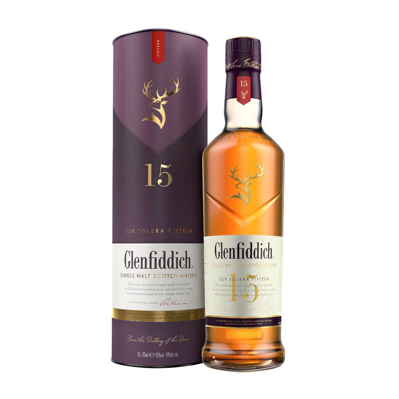 現貨｜Glenfiddich - 格蘭菲迪 15 YEAR OLD Single Malt Scotch Whisky (700ml)【下單後1-2個工作日內寄出】