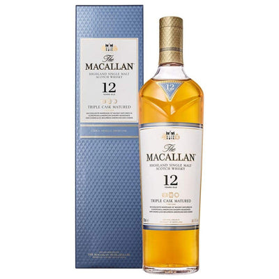 現貨｜The MACALLAN - 麥卡倫 12 Years Old TRIPLE CASK MATURED Highland Single Malt Scotch Whisky (700ml)【約2-3個工作日內寄出】