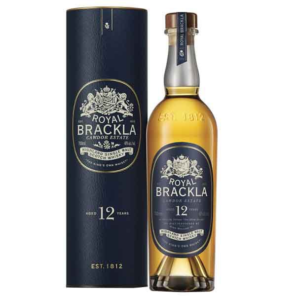 In stock|Royal Brackla - Aged 12 Years Highland Single Malt Scotch Whisky (700ml) [Shipped within about 2-3 working days]