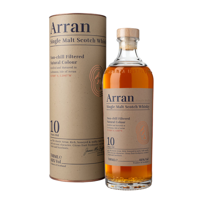 現貨｜Arran - 10 Years Old Single Malt Scotch Whisky (700ml)【下單後1-2個工作日內寄出】