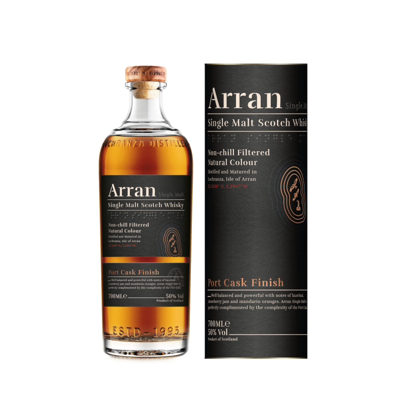 In stock|Arran - Port Cask Finish Single Malt Scotch Whisky (700ml) [about 2-3 working days to ship]