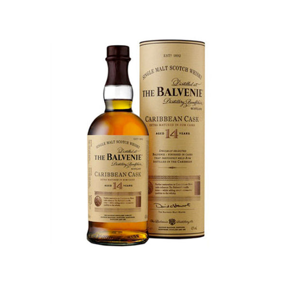 現貨｜The Balvenie - 百富 CARIBBEAN CASK Aged 14 Years Single Malt Scotch Whisky (700ml)【下單後1-2個工作日內寄出】
