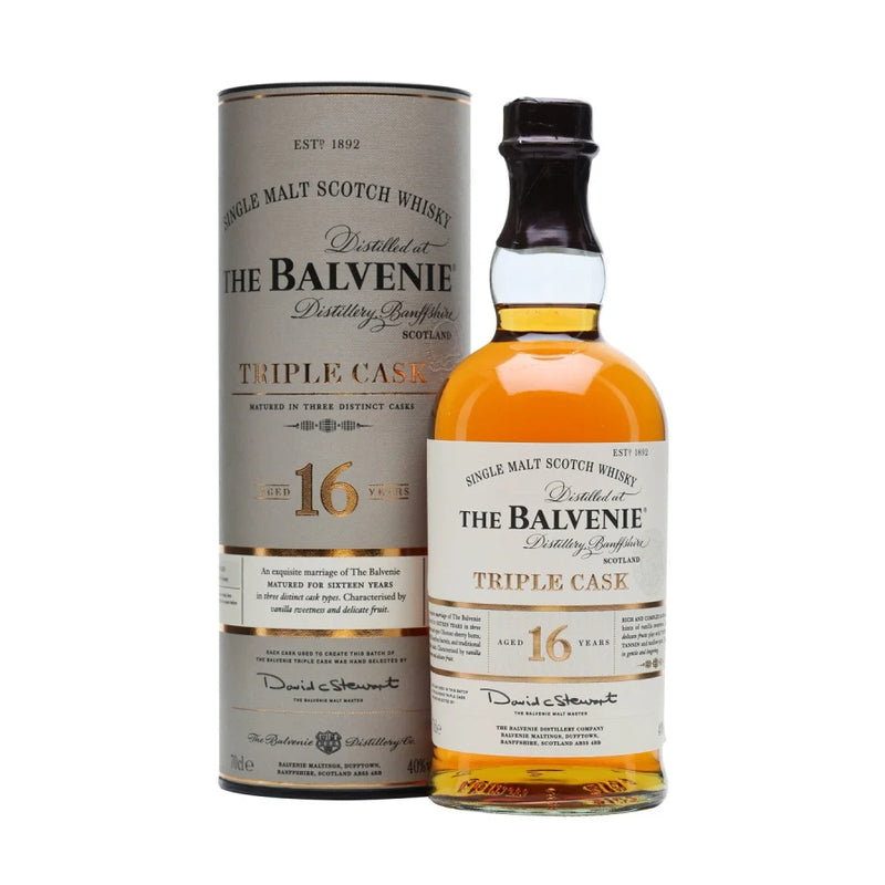 預訂｜The Balvenie - 百富 TRIPLE CASK Aged 16 Years Single Malt Scotch Whisky (700ml)【約7-14個工作日寄出】