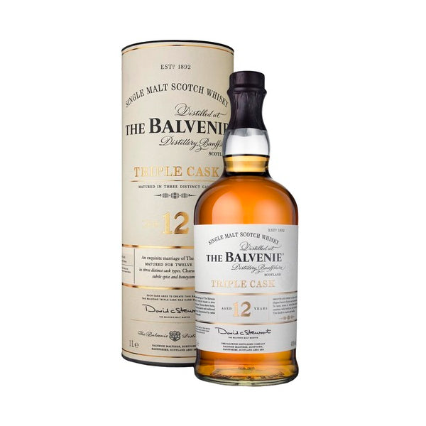 預訂｜The Balvenie - 百富 TRIPLE CASK Aged 12 Years Single Malt Scotch Whisky (1L)【約7-14個工作日寄出】