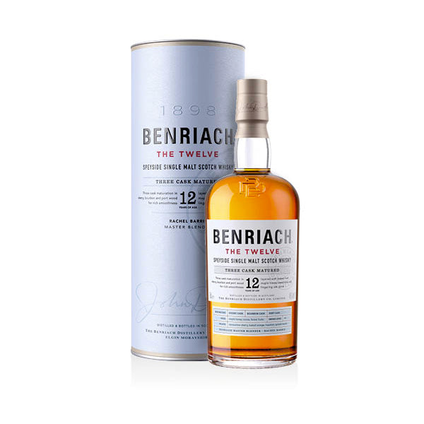 現貨｜BENRIACH - THE TWELVE 12 Years of Age Speyside Single Malt Scotch Whisky (700ml)【約2-3個工作日內寄出】