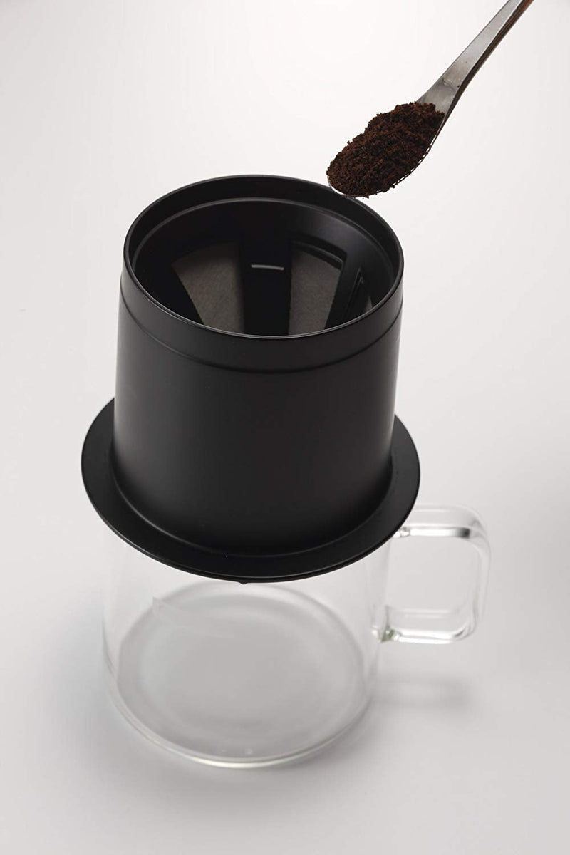 (預訂｜全港免運) HARIO V60 One Cup 免濾紙 咖啡一人獨享杯 (200ml) CFO-1B【約10-15個工作日內寄出】 - Premium Mall HK