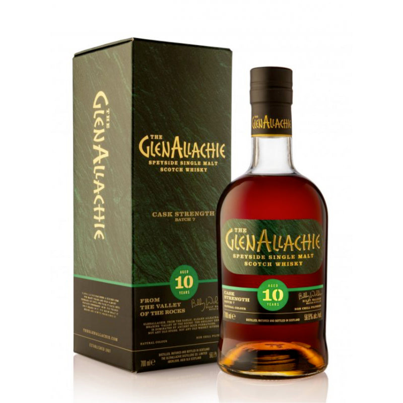 現貨｜THE GLENALLACHIE - Aged 10 Years Cask Strength Batch 7 Single Malt Scotch Whisky (700ml)【下單後1-2個工作日內寄出】
