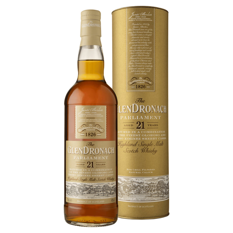In Stock | GlenDronach - Grana Aged 21 Years Highland Single Malt Scotch Whisky (700ml)