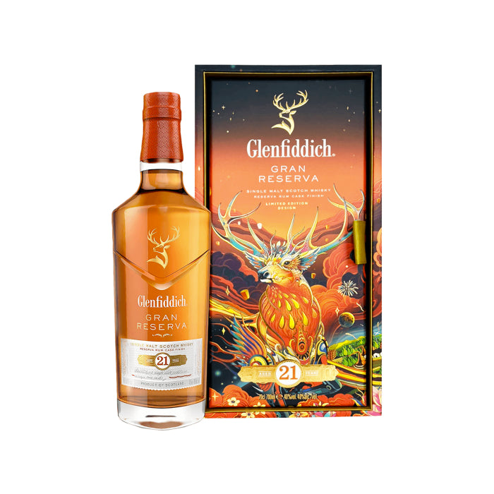 In stock|Glenfiddich - Glenfiddich Aged 21 Year Fukulu Gift Box Single Malt Scotch Whisky (700ml) [Shipped within about 2-3 working days]