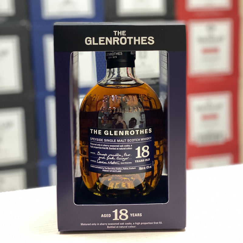 The Glenrothes - Glenrothes 18 Years Old Speyside Single Malt Scotch Whisky (700ml) [Shipped within 2-3 working days]