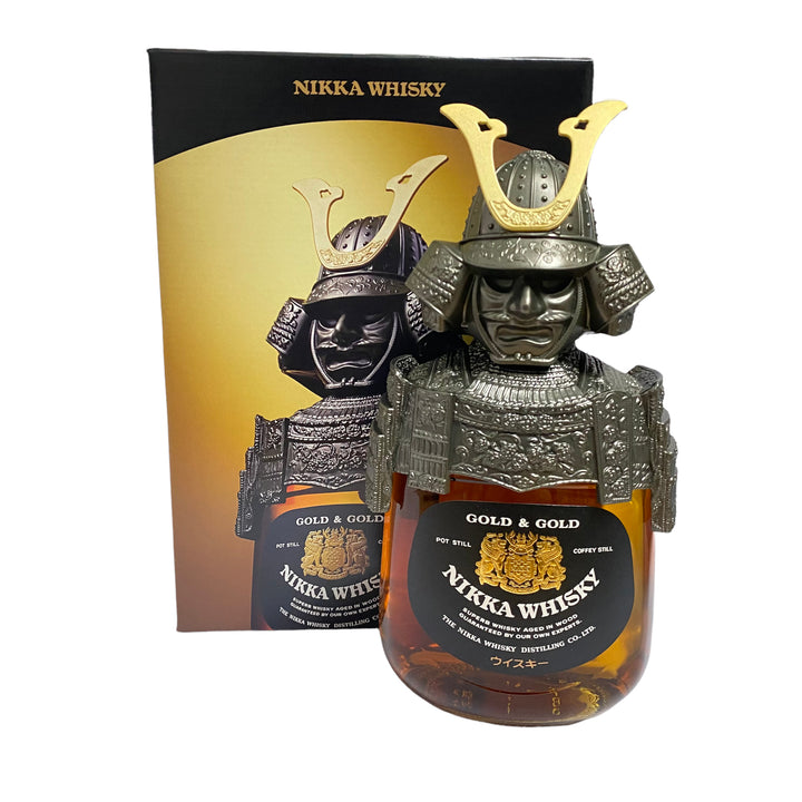 【新品】 NIKKA WHISKY GOLD & GOLD ニッカ兜 750ml Nikka Gold & Gold Kabuto Japanese Blended [750ML] - Mr.Chow
