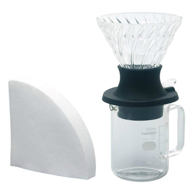 (預訂｜全港免運) HARIO 浸漬式濾杯手沖壺套裝 Immersion Dripper (200ml) SSD-5012-B【約10-15個工作日內寄出】 - Premium Mall HK