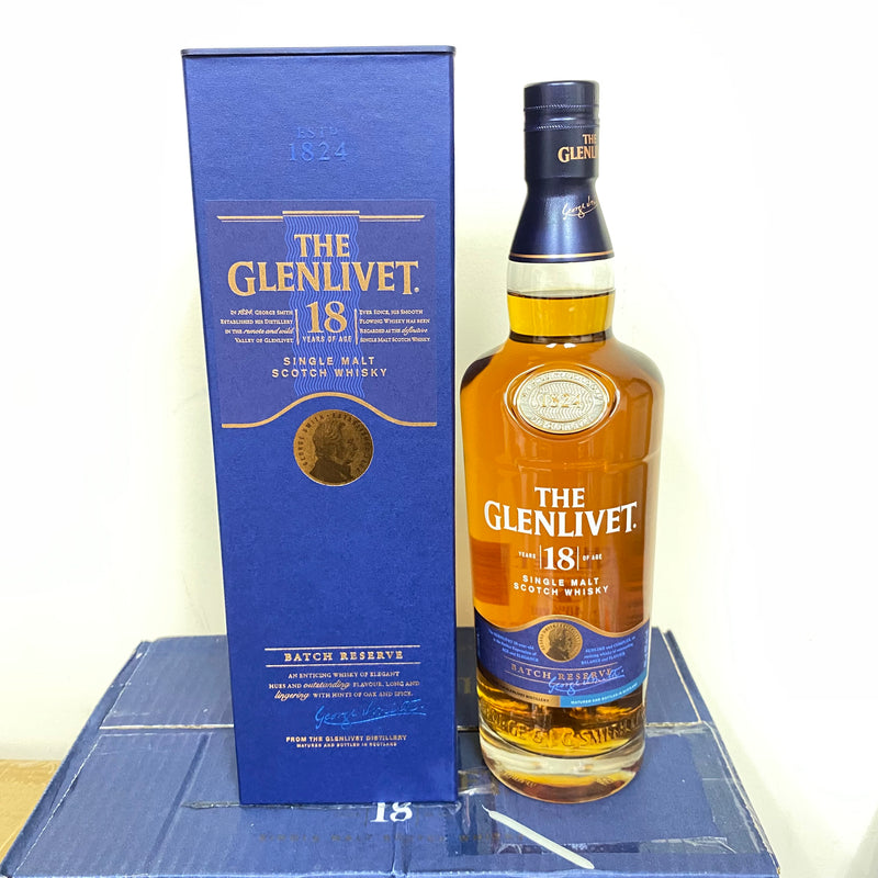 現貨｜The GLENLIVET - 格蘭利威 18 Year of Age Single Malt Scotch Whisky (700ml)【下單後1-2個工作日內寄出】