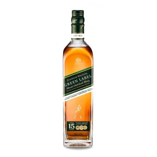 現貨｜Johnnie Walker - Green Label 15 Year Old Blended Malt Scotch Whisky (700ml)【約2-3個工作日內寄出】