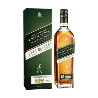 現貨｜Johnnie Walker - Green Label 15 Year Old Blended Malt Scotch Whisky (700ml)【下單後1-2個工作日內寄出】