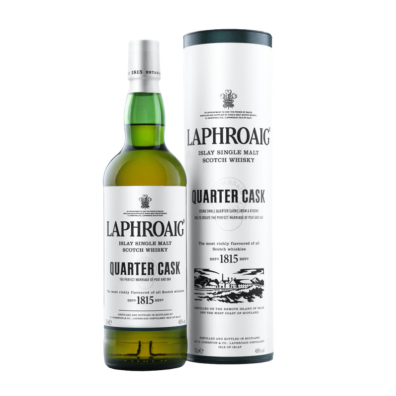 In stock|LAPHROAIG - QUARTER CASK Islay Single Malt Scotch Whisky (700ml) [Shipped within about 2-3 working days]