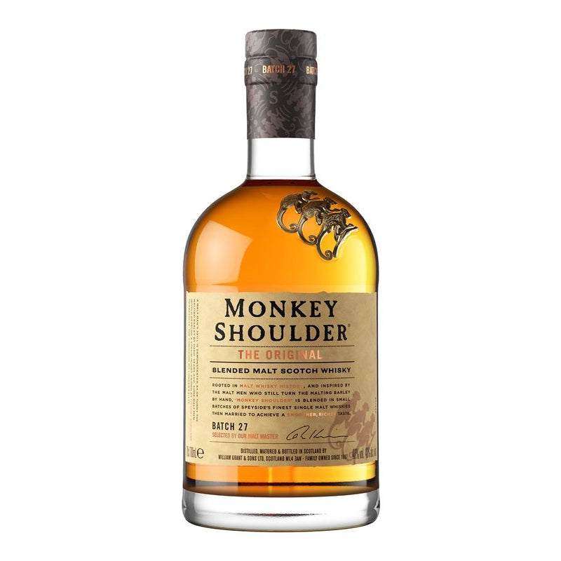 現貨｜MONKEY SHOULDER - THE ORIGINAL Batch 27 Blended Malt Scotch Whisky (700ml, No Box)【約2-3個工作日內寄出】
