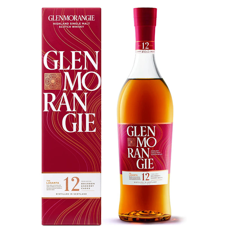 In stock|Glenmorangie - The Lasanta Aged 12 Years Highland Single Malt Scotch Whisky (700ml) [Shipped within about 2-3 working days]