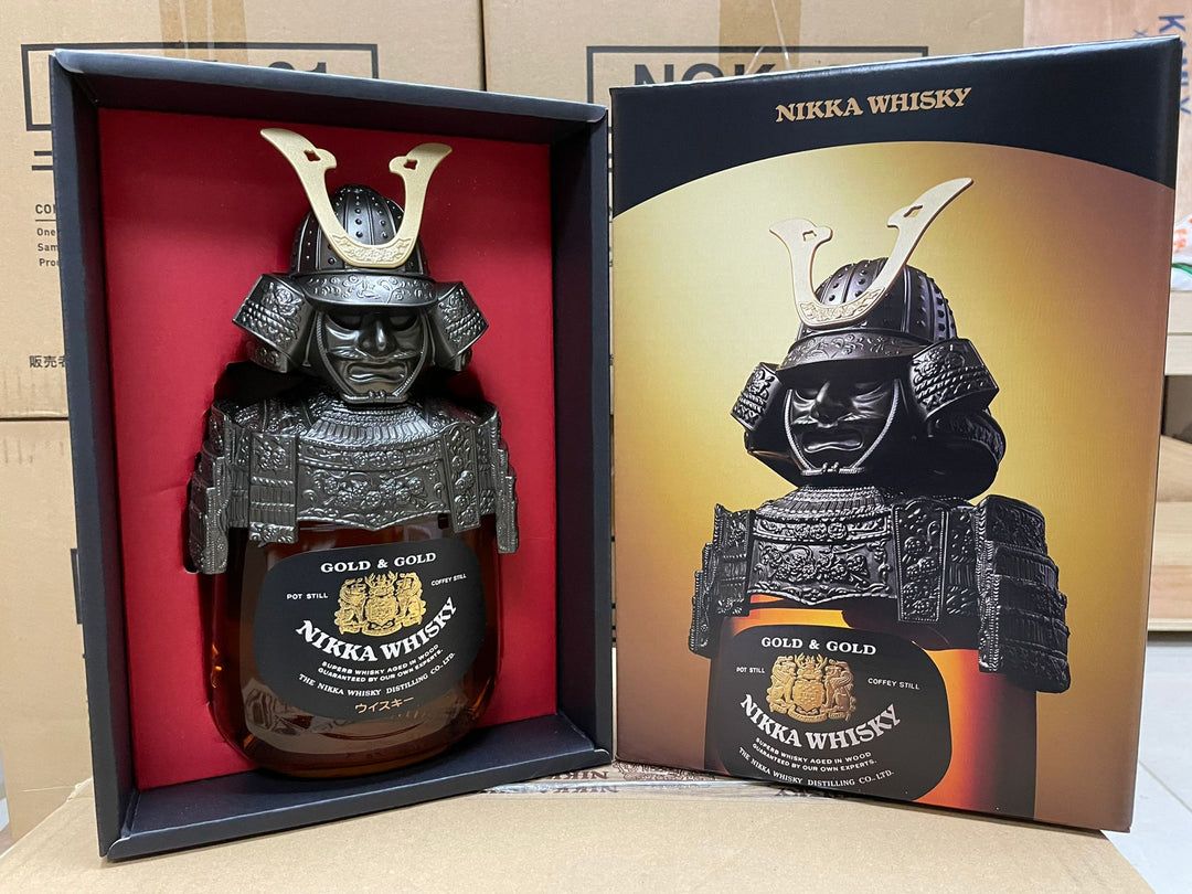 NIKKA WHISKY GOLD & GOLD 武士デザイン NIKKA WHISKY GOLD & GOLD 武士デザイン