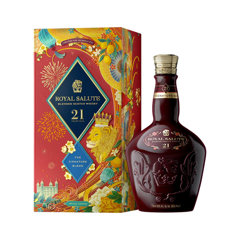 Royal Salute 2022 New Year Gift Boxed The Signature Blend 21 Years Old Blended Scotch Whisky (700ml)