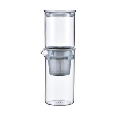 (預訂｜全港免運) HARIO 水滴式滴漏式2用 咖啡壺/茶壺 Water Dripper Drop (600ml) WDD-5-PGR【約10-15個工作日內寄出】 - Premium Mall HK