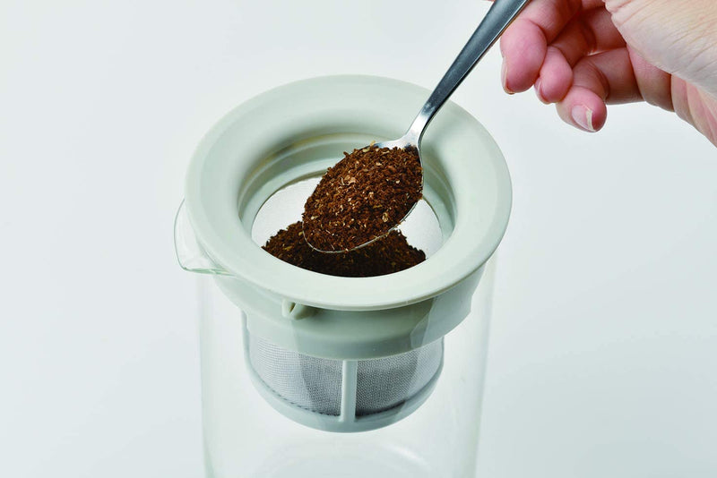 (預訂｜全港免運) HARIO 水滴式滴漏式2用 咖啡壺/茶壺 Water Dripper Drop (600ml) WDD-5-PGR【約10-15個工作日內寄出】 - Premium Mall HK